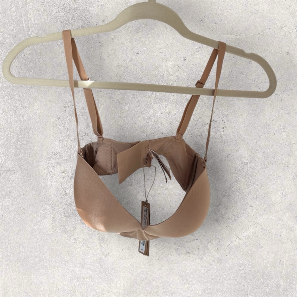 🆕 NWT SKIMS ULTIMATE Strapless Push-Up Bra - CLAY - 36 C - Picture 7 of 10